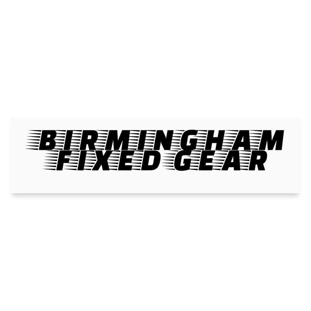 BFG BUMPA SLAP STICKER BLACK - white matte