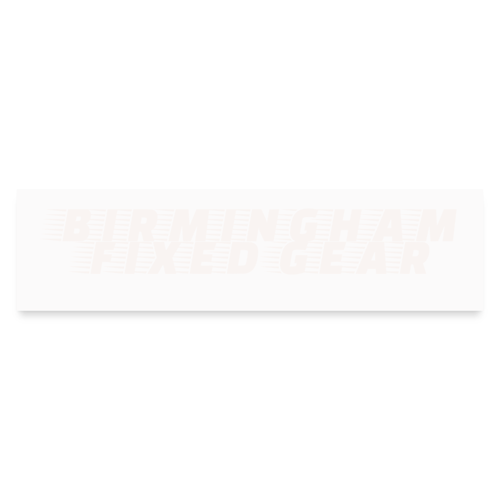 BFG BUMPA SLAP STICKER WHITE - white matte