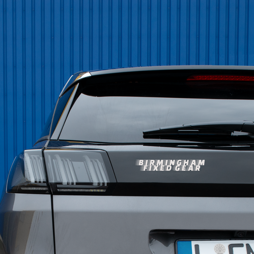 BFG BUMPA SLAP STICKER WHITE - white matte